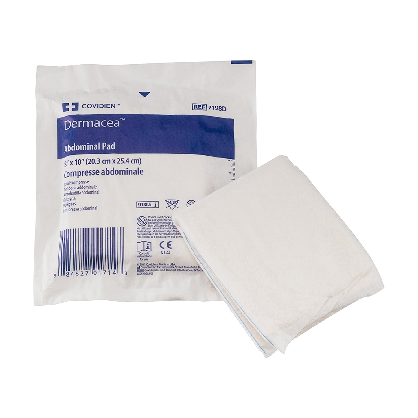 Dermacea™ Abdominal Pad 8 X 10 Inch Sterile 1 per Pack (566397_EA)