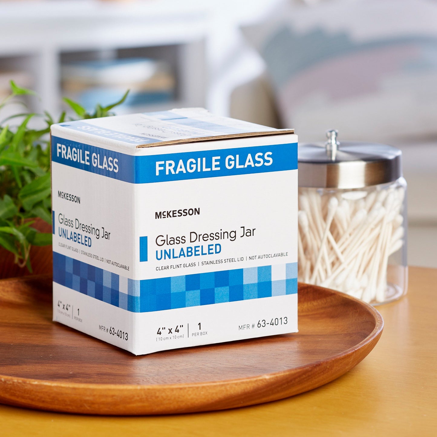 McKesson Sundry Jar 4 X 4 Inch Glass Clear (488897_EA)