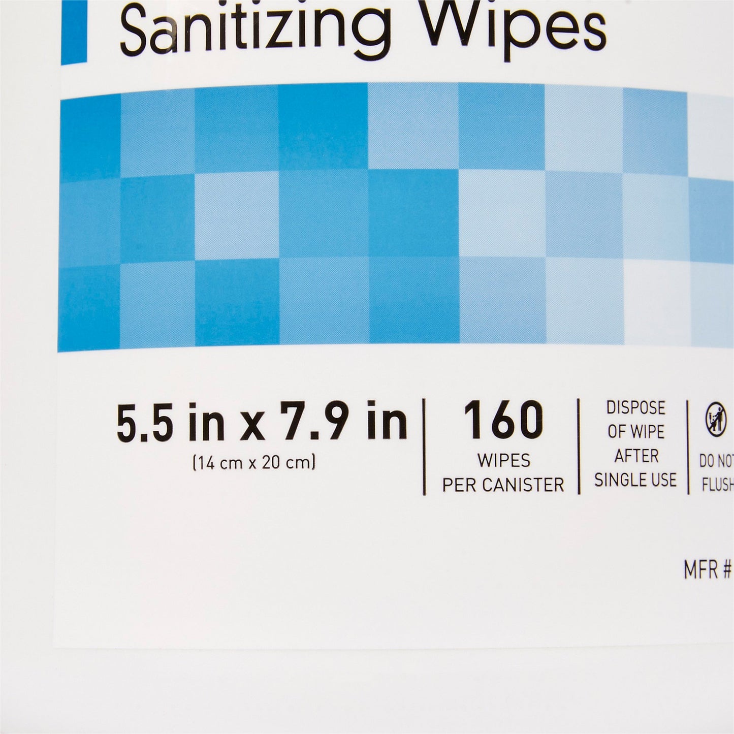 McKesson Hand Sanitizing Wipe 160 Count Ethyl Alcohol Wipe Canister (1179868_CN)