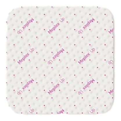 Mepilex® Up Foam Dressing 8 X 8 Inch Without Border Without Film Backing Silicone Adhesive Square Sterile (1226032_CS)