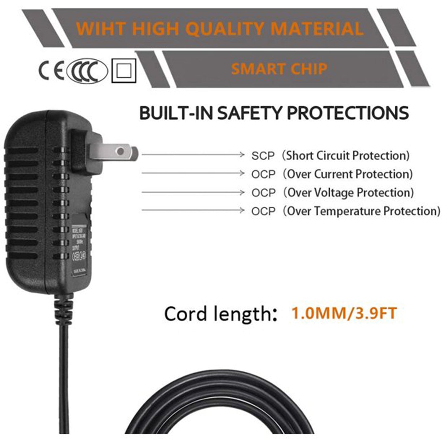 Kangaroo™ Joey Feeding Pump Power Cord Kangaroo™ Joey (662741_EA)