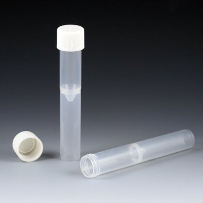 Globe Scientific Test Tube Plain 5 mL Without Closure Polypropylene Tube (634838_CS)