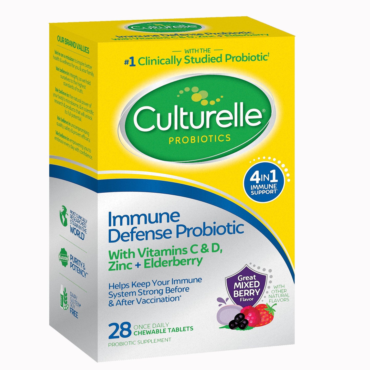 Culturelle® Probiotic Dietary Supplement 28 per Box Chewable Tablet (1268964_BX)