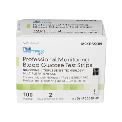 McKesson TRUE METRIX® PRO Blood Glucose Test Strips 100 Strips per Pack (960297_CS)