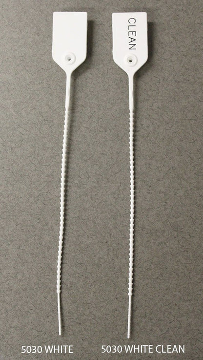 Pull-Tight Loks Tamper Evident Seal UnNumbered White Plastic 9 Inch (705516_PK)