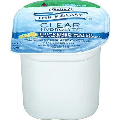 Thick & Easy® Hydrolyte® Thickened Water 4 oz. Portion Cup Lemon Flavor Liquid IDDSI Level 2 Mildly Thick (584160_CS)