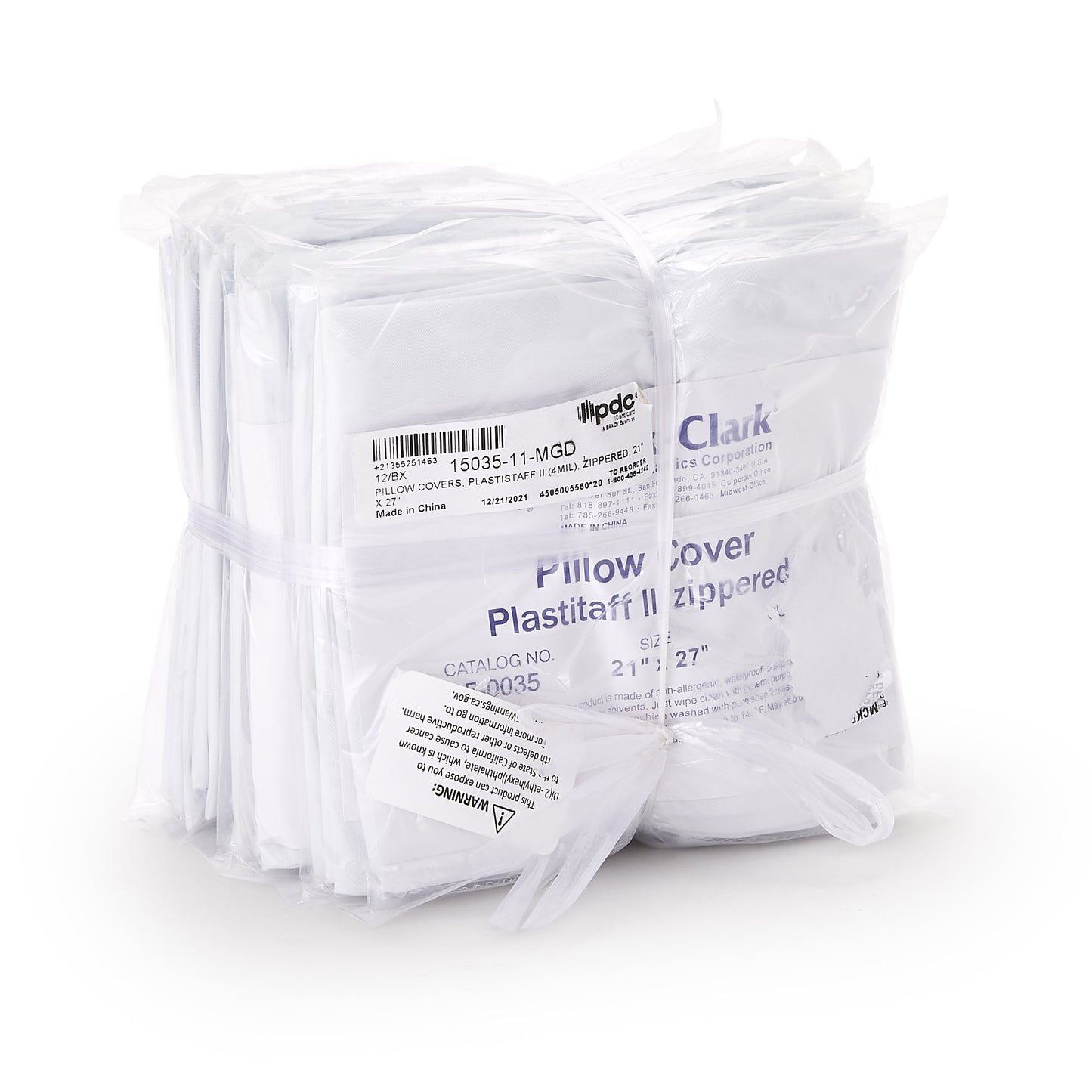 PDC Healthcare Pillow Protector White Disposable (204192_CS)