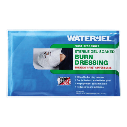 Water-Jel® First Responder Hydrogel Burn Dressing Sheet 12 X 16 Inch Sterile (1071036_EA)