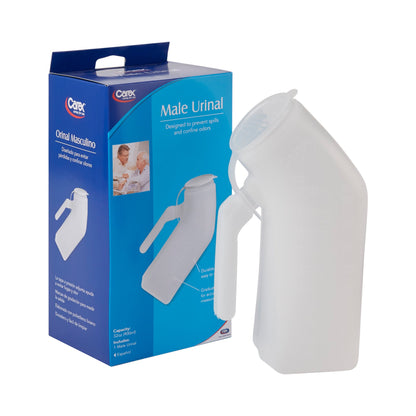 Carex® Male Urinal 32 oz. / 946 mL With Closure Single Patient Use (421043_EA)