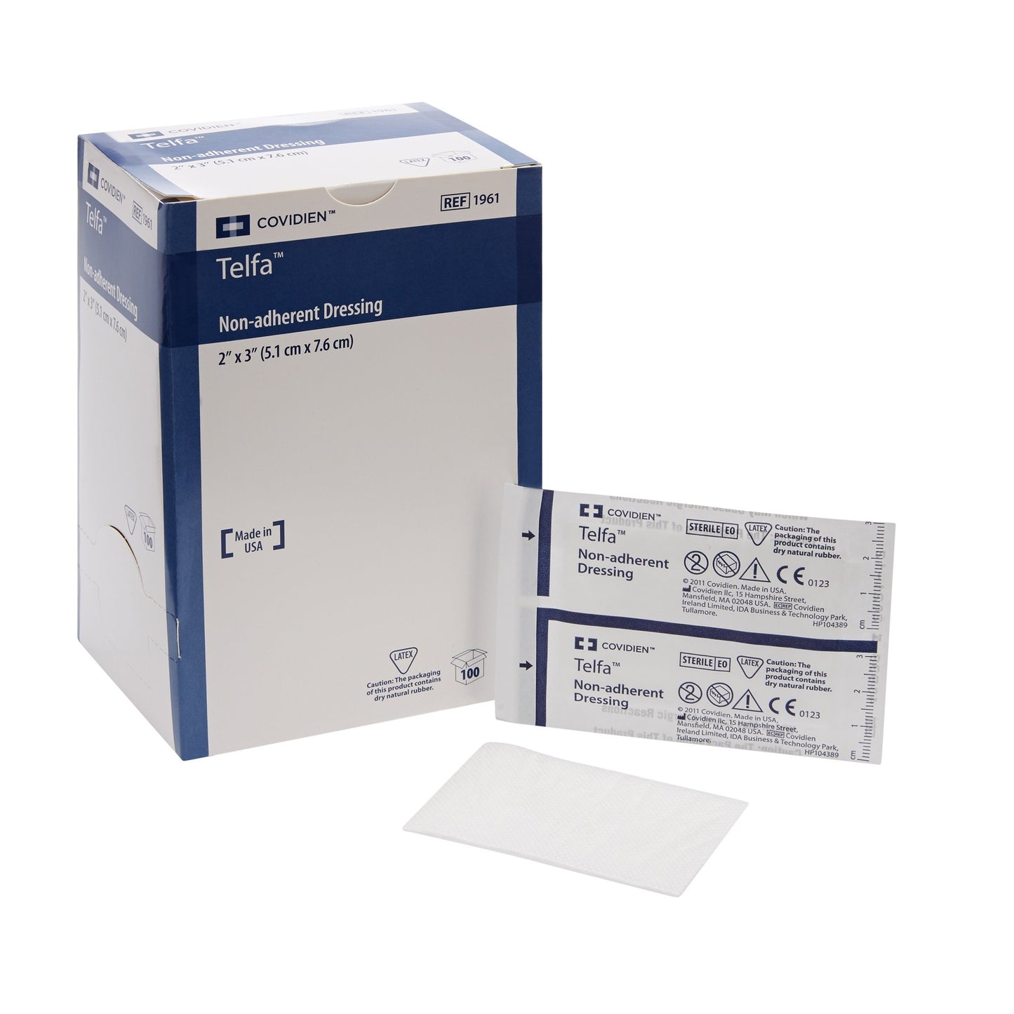 Telfa™ Ouchless Non-Adherent Dressing 2 X 3 Inch Sterile 1 per Pack (9962_EA)