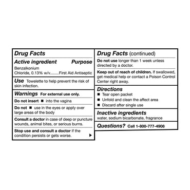 McKesson Obstetrical Cleansing Towelette Individual Packet Clean Scent 100 Count (854452_BX)