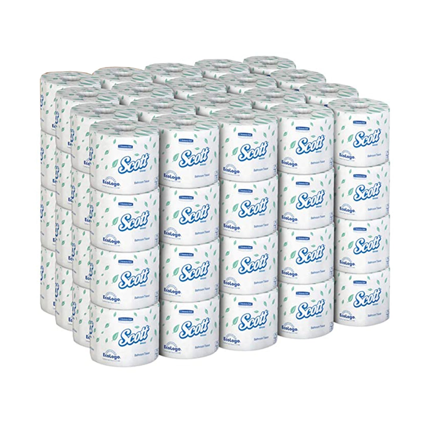 Scott® Essential Toilet Tissue White 1-Ply Standard Size Cored Roll 1210 Sheets 4 X 4-1/10 Inch (506916_CS)