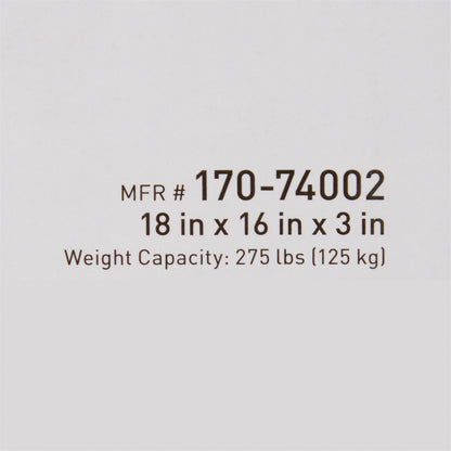 McKesson Seat Cushion 18 W X 16 L X 3 D Inch Foam / Gel (1065574_CS)