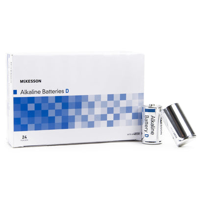 McKesson Alkaline Battery D Cell 1.5V Disposable 24 Pack (854615_BX)