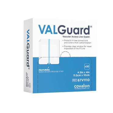 VALGuard® I.V. Specialty Dressing Film 4 X 4-1/2 Inch Sterile (1259415_BX)