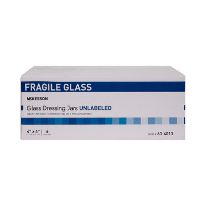 McKesson Sundry Jar 4 X 4 Inch Glass Clear (488897_EA)