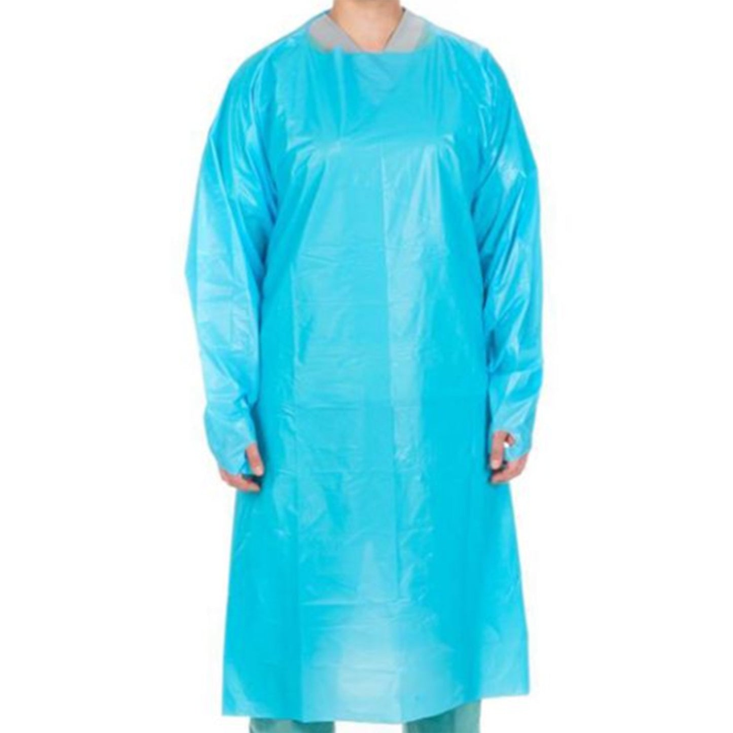 Cardinal Health™ Protective Procedure Gown One Size Fits Most Blue NonSterile Not Rated Disposable (449964_CS)