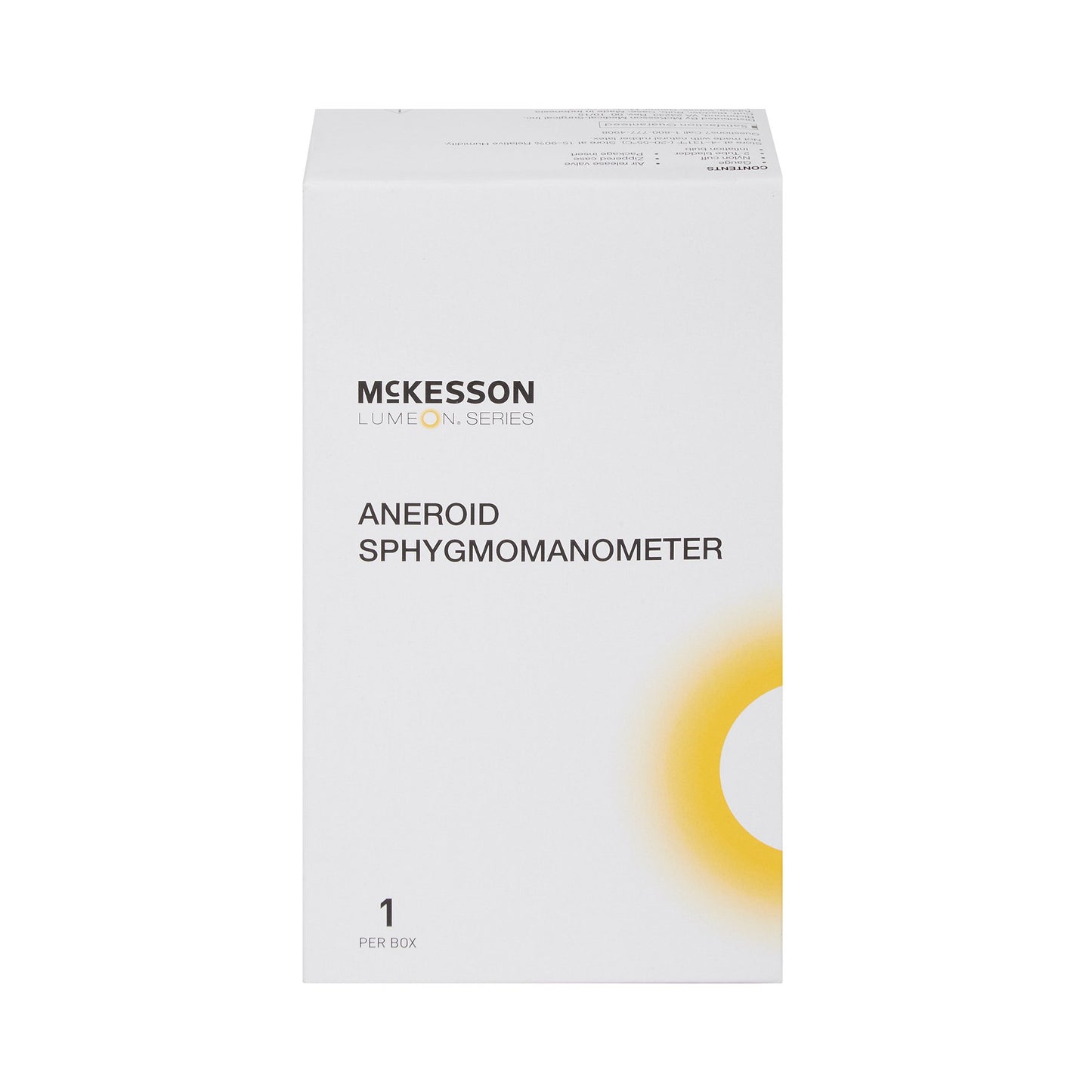 McKesson LUMEON™ Aneroid Sphygmomanometer Unit Small Adult Cuff Nylon Cuff 19 - 27 cm Pocket Aneroid (803182_BX)