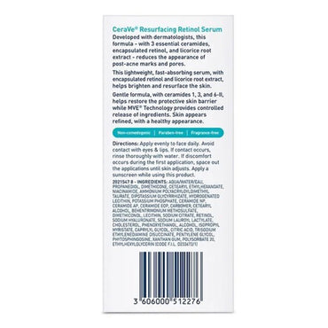CeraVe® Resurfacing Retinol Serum Acne Treatment 1 oz. Serum (1253464_EA)