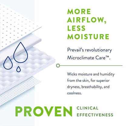 Prevail® Bariatric Unisex Adult Incontinence Brief Bariatric Size B Disposable Heavy Absorbency (707285_BG)