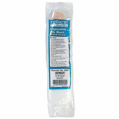 Toothette® Bite Block / Tongue Depressor Plastic Disposable (296347_EA)