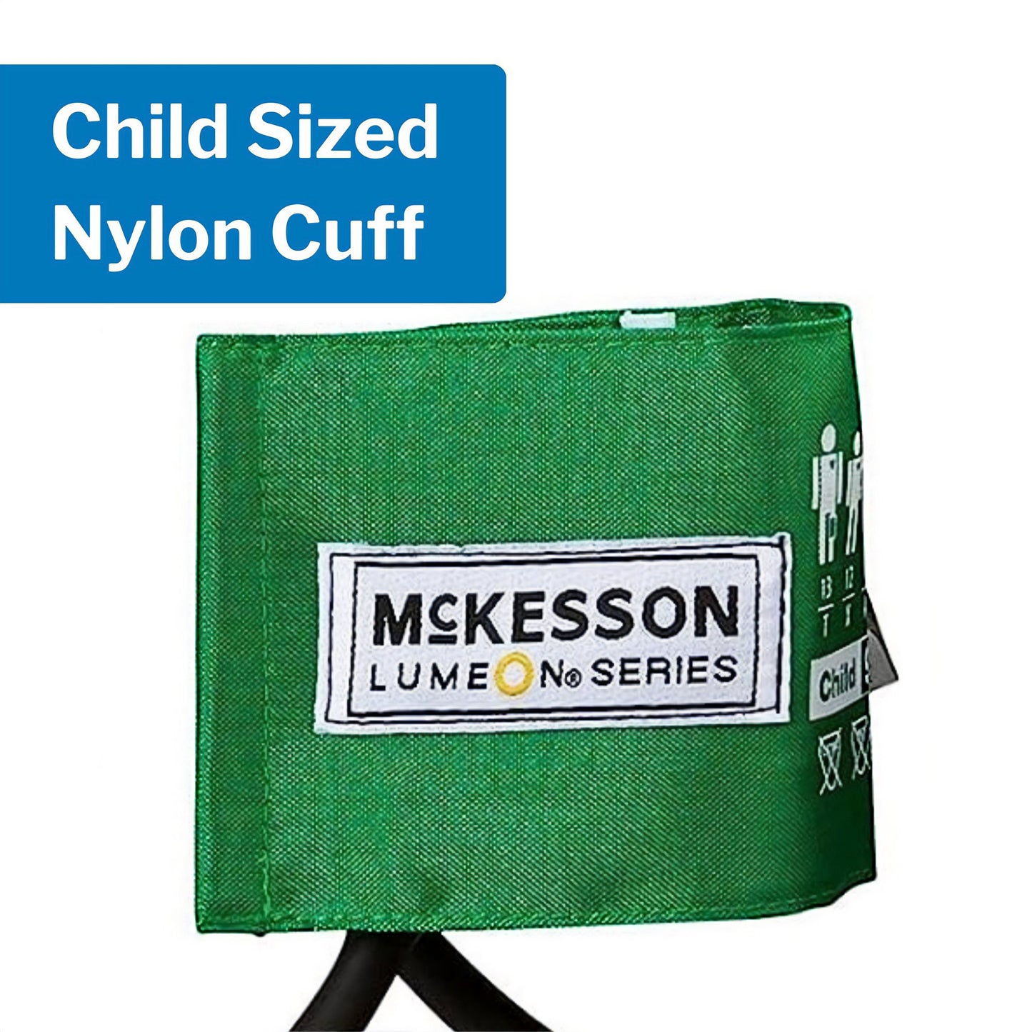 McKesson LUMEON™ Aneroid Sphygmomanometer Unit Pediatric Cuff Nylon Cuff 13 - 19.5 cm Pocket Aneroid (995509_CS)
