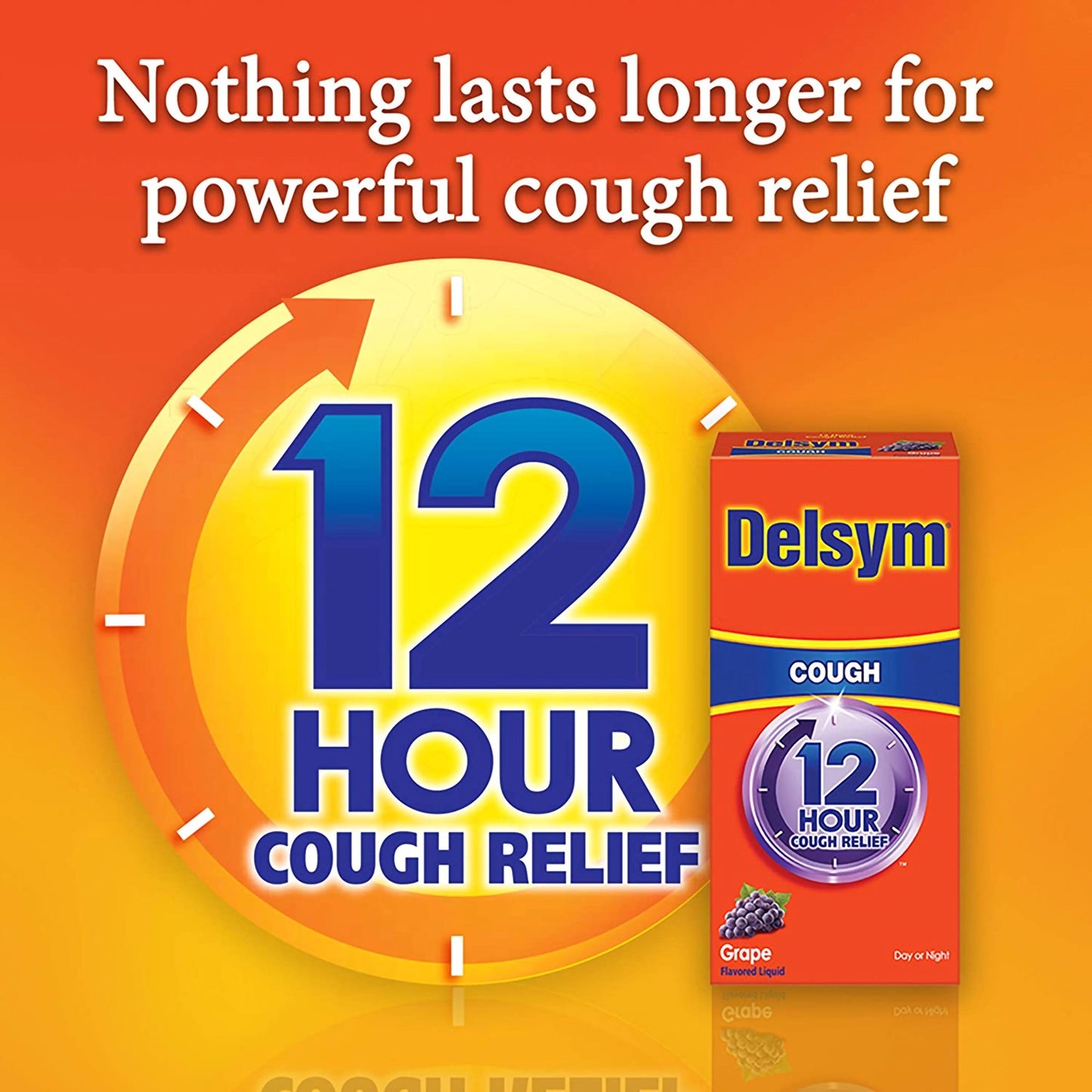 Delsym® Cold and Cough Relief 30 mg / 5 mL Strength Liquid 5 oz. (762946_EA)