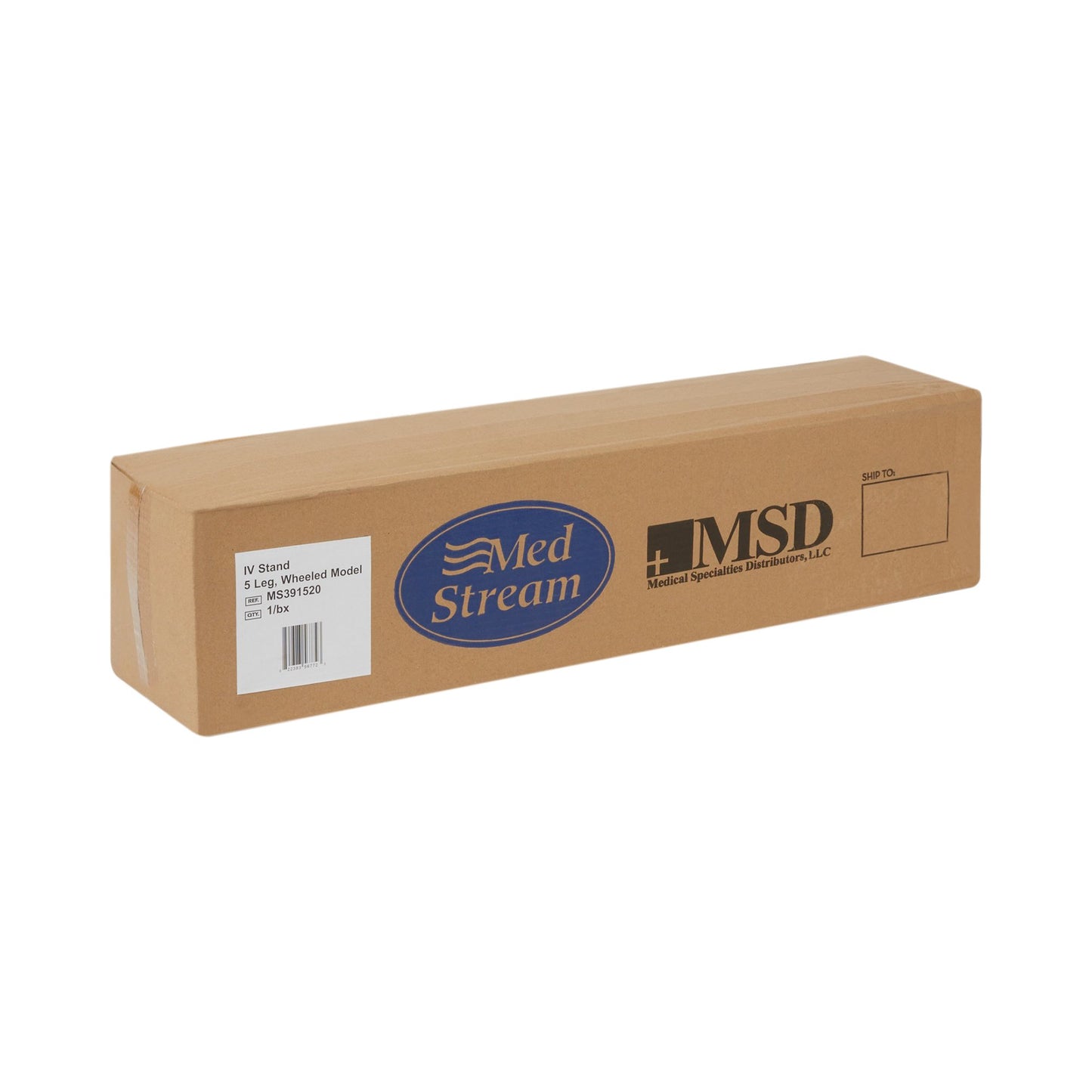 drive™ Disposable IV Stand Floor Stand 2 Hooks 5 Legs with Casters (1139254_CS)