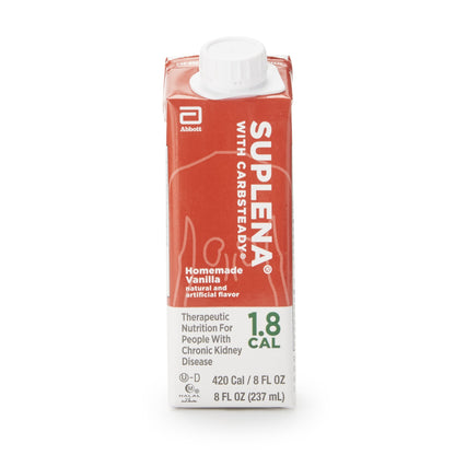 Suplena® with Carbsteady® Oral Supplement Vanilla Flavor Liquid 8 oz. Reclosable Carton (1048211_CS)