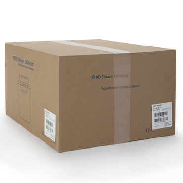 BD™ Sharps Container Red Base 12 H X 12 W X 4-4/5 D Inch Horizontal Entry 1.35 Gallon (282901_CS)