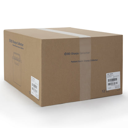 BD™ Sharps Container Red Base 12 H X 12 W X 4-4/5 D Inch Horizontal Entry 1.35 Gallon (282901_CS)