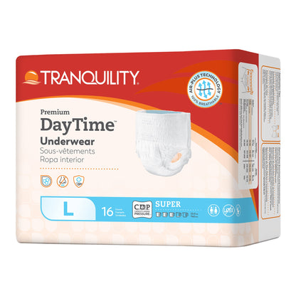 Tranquility® Premium DayTime™ Unisex Adult Absorbent Underwear Pull On with Tear Away Seams Large Disposable Heavy Absorbency (695737_BG)