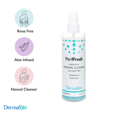 PeriFresh® Rinse-Free Perineal Wash Liquid 7.5 oz. Pump Bottle Scented (576316_EA)