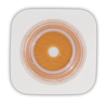 Sur-Fit Natura® Ostomy Barrier Trim to Fit, Standard Wear Stomahesive® Without Tape 70 mm Flange System Hydrocolloid 1-7/8 to 2-1/2 Inch Opening 5 X 5 Inch (365735_BX)