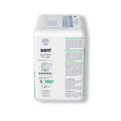 Seni® Super Plus Unisex Adult Incontinence Brief Small Disposable Heavy Absorbency (1163827_PK)