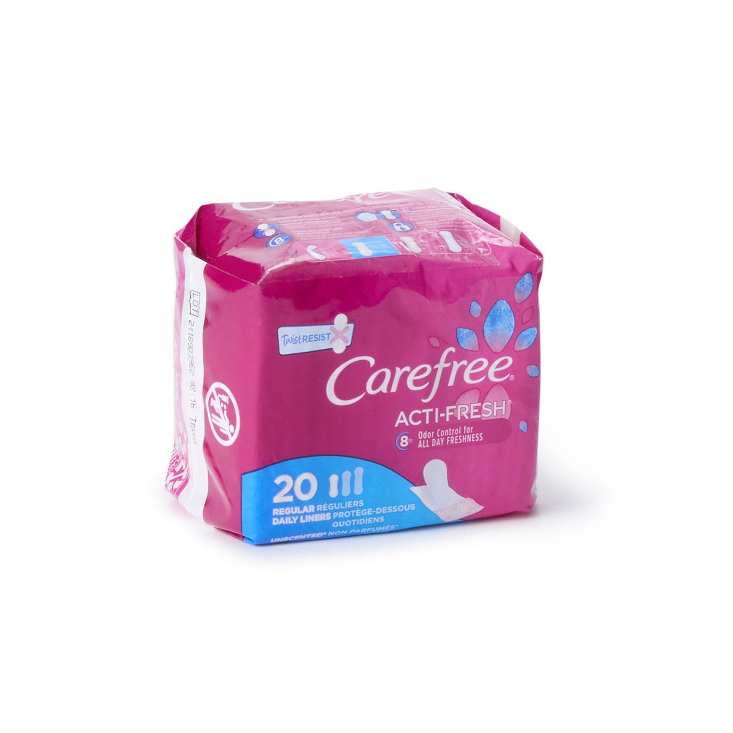 Carefree® actifresh® Panty Liner Regular Absorbency (956735_BX)