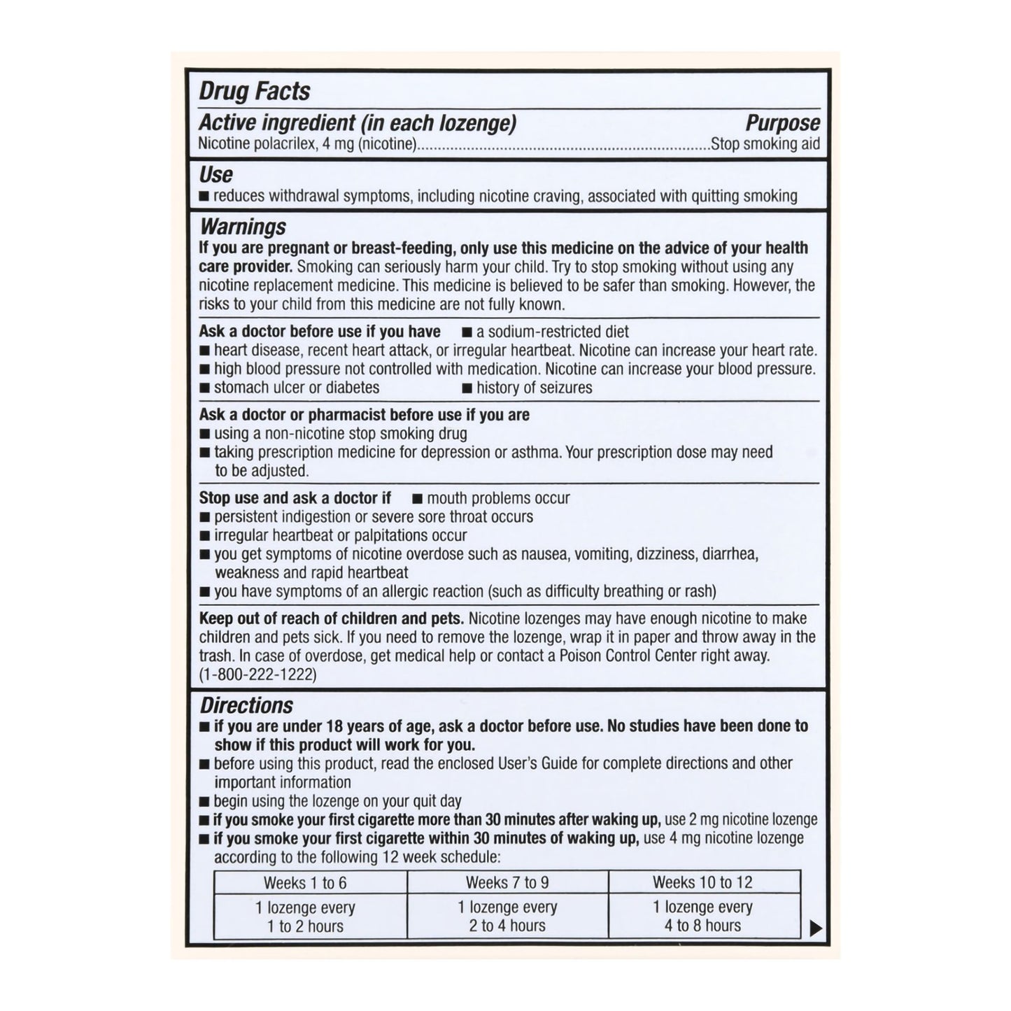 Foster & Thrive™ Stop Smoking Aid 4 mg Strength Lozenge (1238980_PK)
