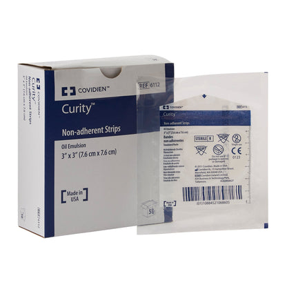 Curity™ Oil Emulsion Impregnated Dressing Square 3 X 3 Inch Sterile (217297_BX)