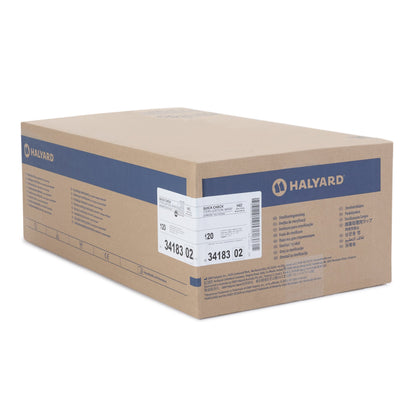 QUICK CHECK* H400 Sterilization Wrap White / Blue 24 X 24 Inch Dual Layer SMS Polypropylene Steam / EO Gas / Hydrogen Peroxide (810872_PK)