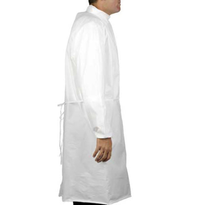 TrueCare Biomedix Cleanroom Gown One Size Fits Most White Sterile Not Rated Disposable (1136405_CT)