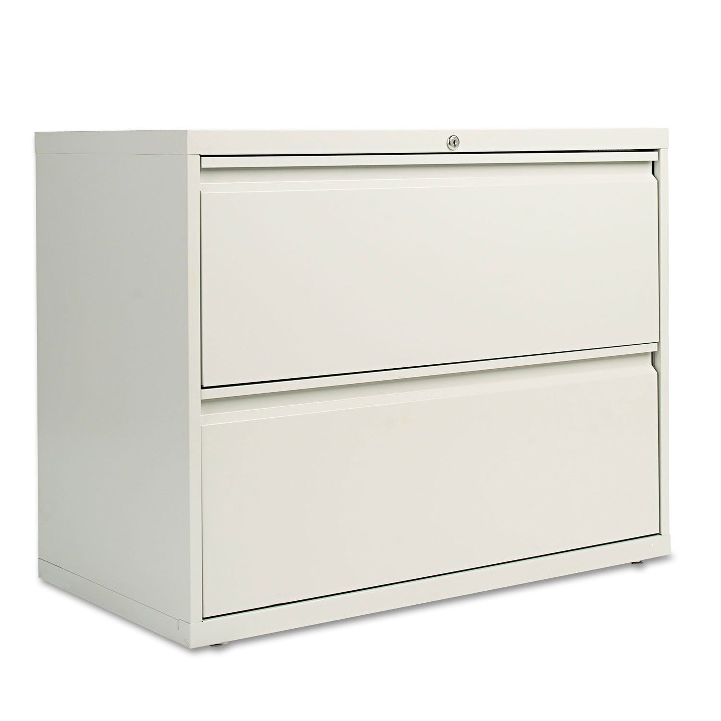 Alera Lateral File, 2 Legal/Letter-Size File Drawers, Light Gray, 36" x 18" x 28" (ALEHLF3629LG)