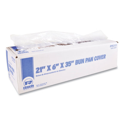 AmerCareRoyal Bun Pan Bag, 0.9 mil, 6" x 21" x 35", Clear, 200/Carton (RPPBPB2135)