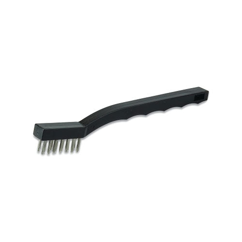 Anchor Brand® Inspection Brushes, 3 x 7 Rows, Stainless Steel Bristles/Straight Plastic Handle (102-BW-192)