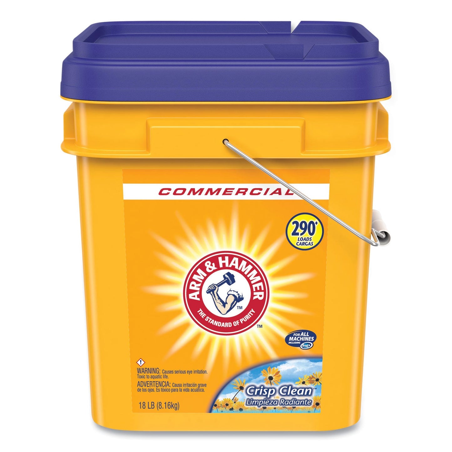 Arm & Hammer Powder Laundry Detergent, Crisp Clean, 18 lb Pail (CDC3320001001)