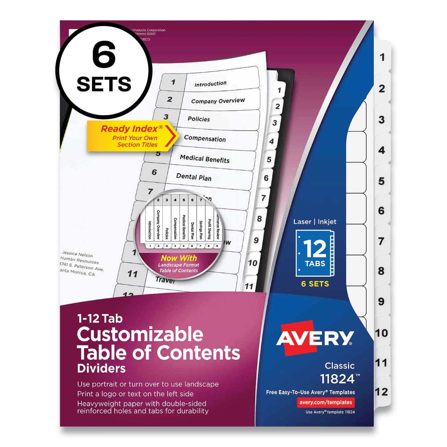 avery-customizable-table-of-contents-ready-index-black-and-white-dividers-num-ave24401359_1