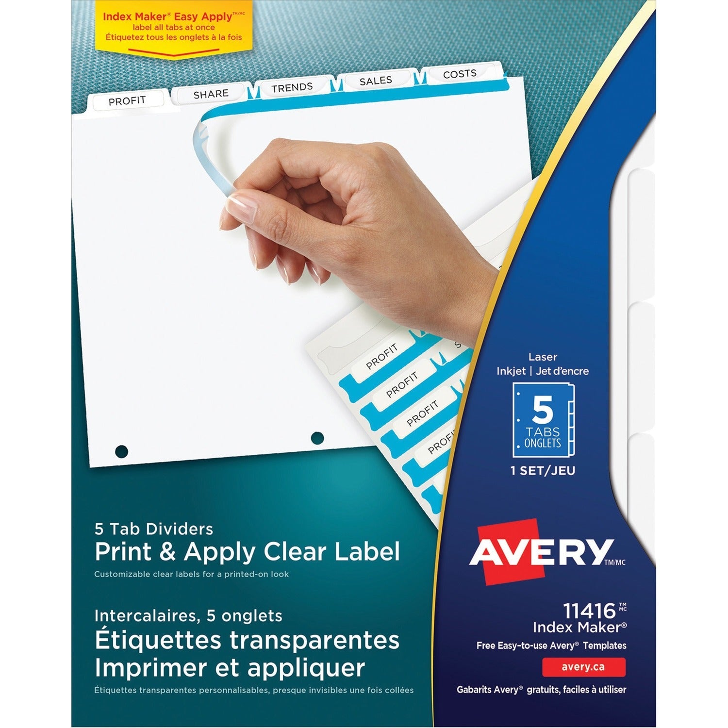 avery-index-maker-clear-label-dividers-num-ave11416_1