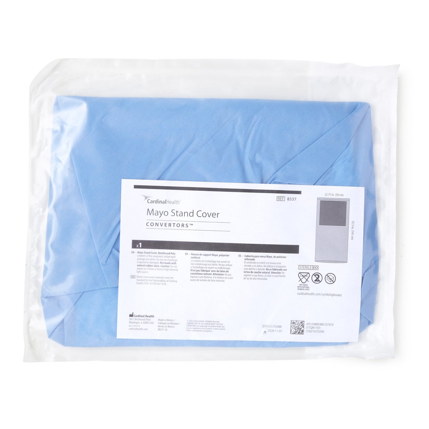 Tiburon® Mayo Stand Cover 23 X 55 Inch For Mayo Stand (216237_EA)