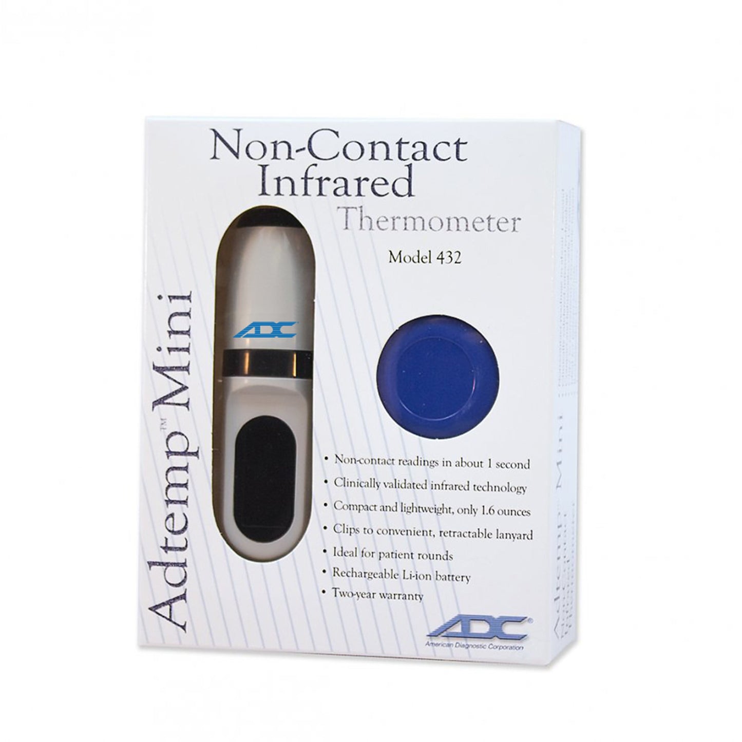 Adtemp™ Non-Contact Skin Surface Thermometer Infrared Skin Probe Handheld (1160528_EA)