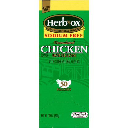 Herb-Ox® Sodium Free Instant Broth Chicken Flavor Liquid 8 oz. Individual Packet (1142006_CS)
