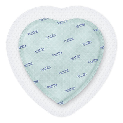 Zetuvit® Plus Silicone Border Super Absorbent Dressing Silicone Adhesive 7 X 7 Inch Sacral (1235830_BX)